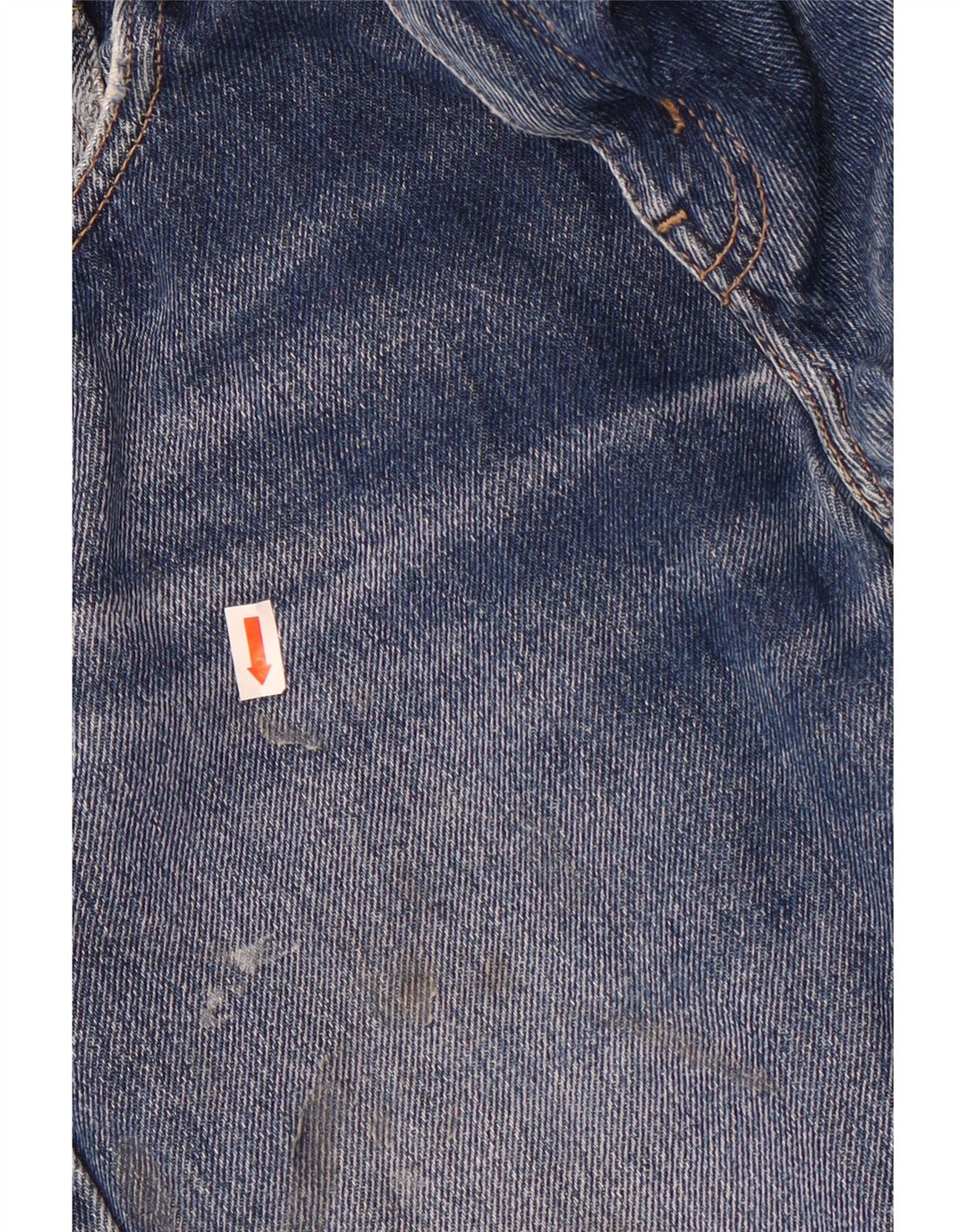 Levi's Mens 581 Distressed Straight Jeans W29 L27 Μπλε βαμβακερό