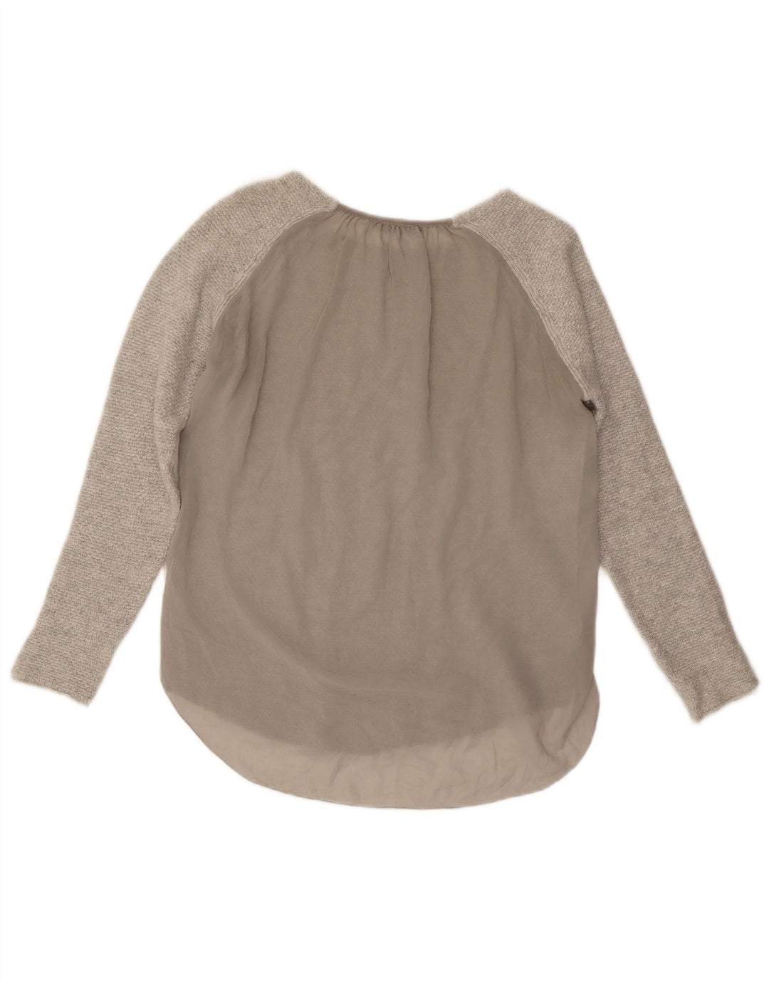 Zara γυναικείο τοπ μακρυμάνικο UK 12 Medium Grey