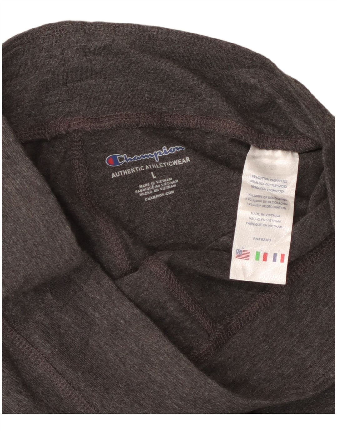 Champion Γυναικεία Γραφικά Κολάν UK 14 Large Grey Cotton