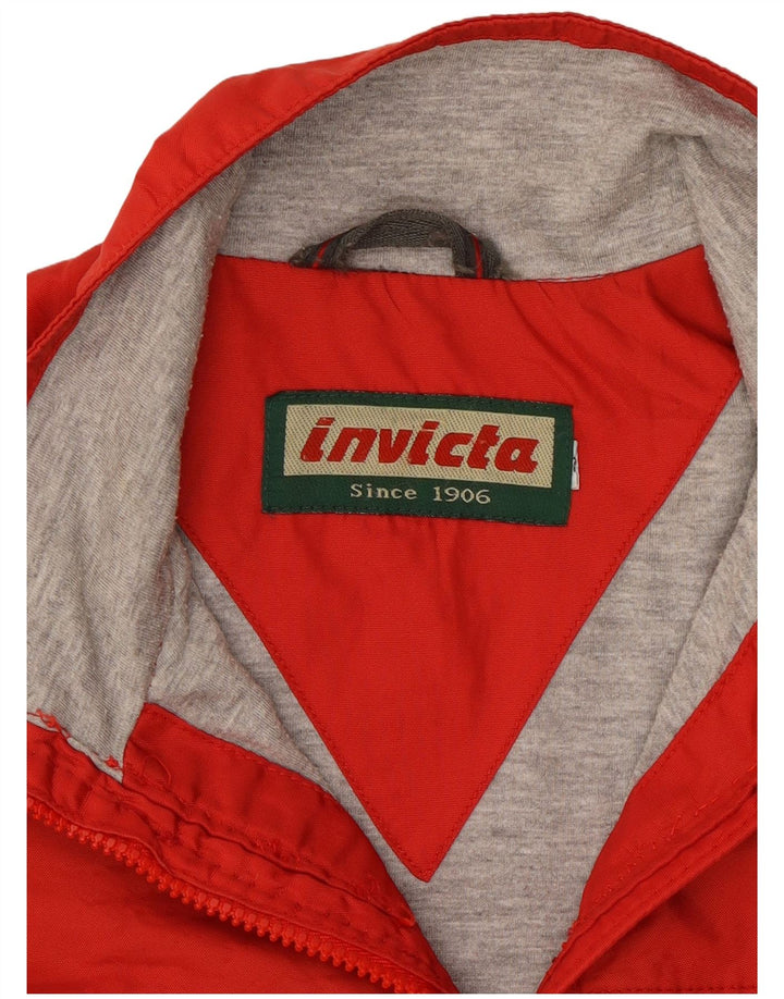 Ανδρικό μπουφάν Invicta Windbreaker UK 36 Small Red Polyamide