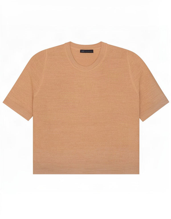 Marks & Spencer Γυναικείο πουλόβερ με λαιμόκοψη UK 24 4XL Μπεζ