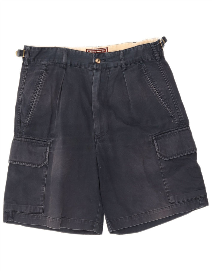 Ανδρικό σορτς Cargo Marlboro Classics EU 48 Medium W32 Navy Blue Cotton
