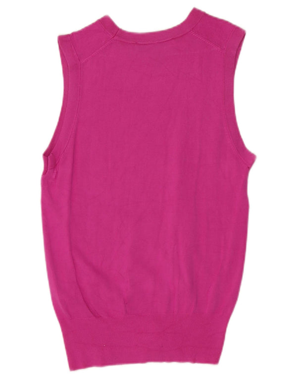 Zara Γυναικείο Γιλέκο Tank Top UK 8 Small Pink