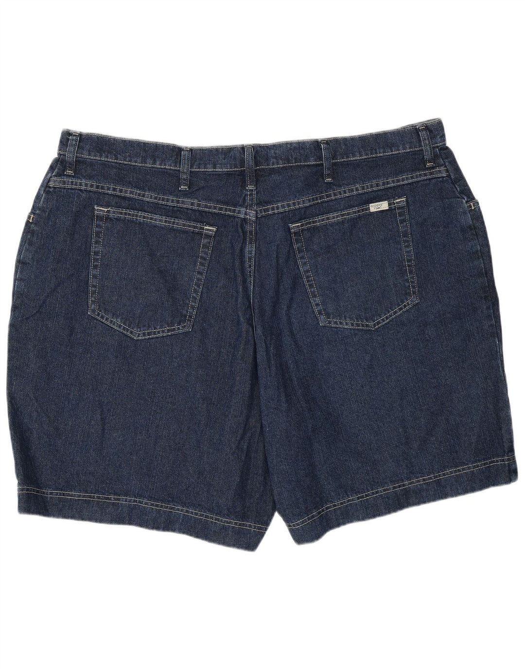 Lee Womens Riders τζιν σορτς US 24 4XL W46 Navy Blue Cotton