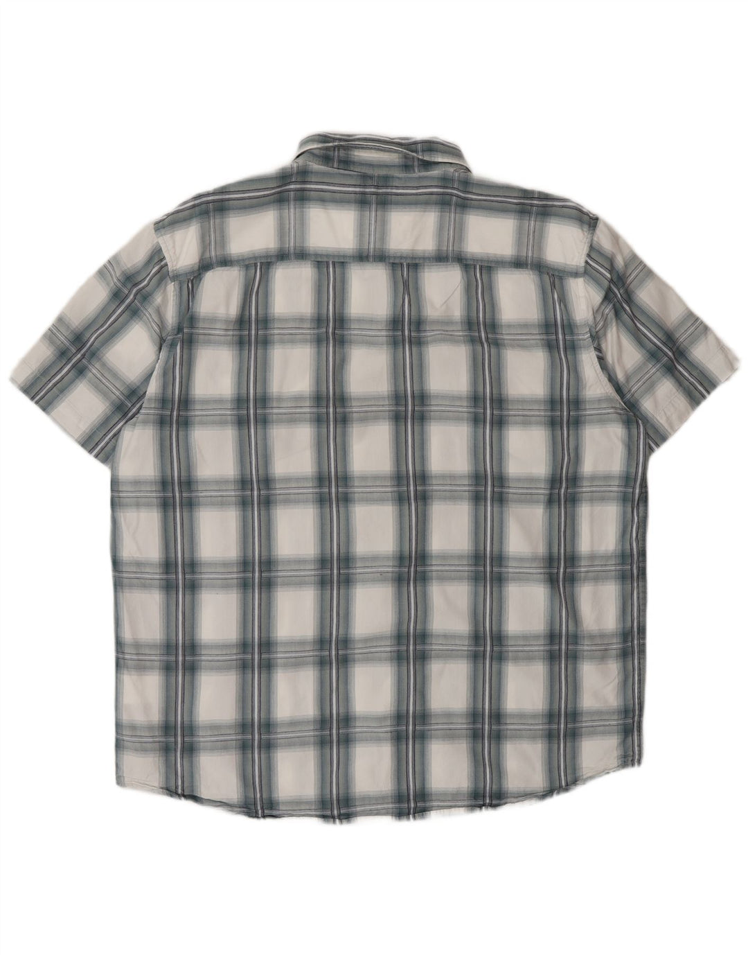 Ανδρικό κοντομάνικο πουκάμισο Wrangler 2XL Blue Check Cotton