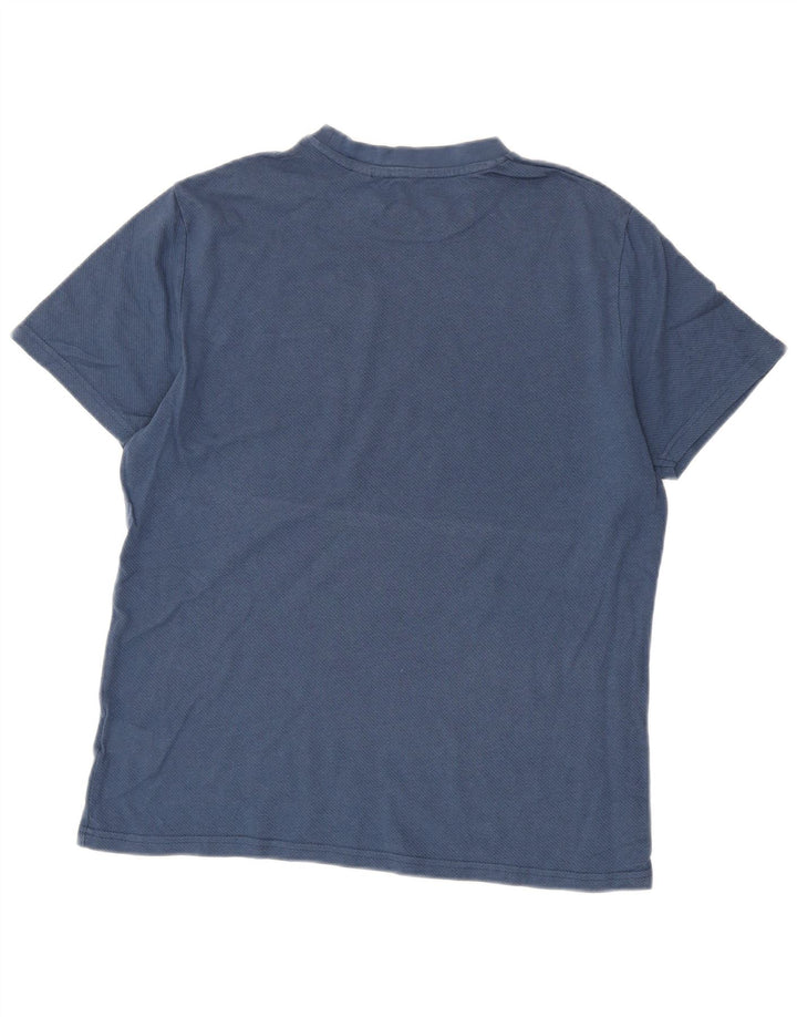 Ανδρικό T-Shirt Ben Sherman Τοπ μεσαίο μπλε ναυτικό βαμβακερό