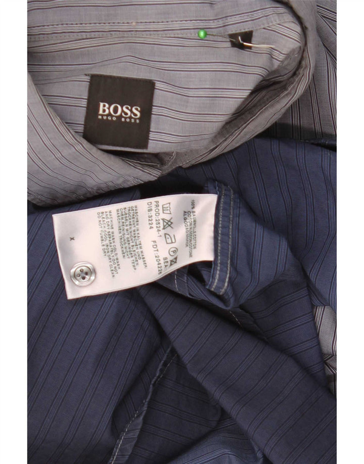 Ανδρικό πουκάμισο Hugo Boss Large Blue Tie Dye Cotton