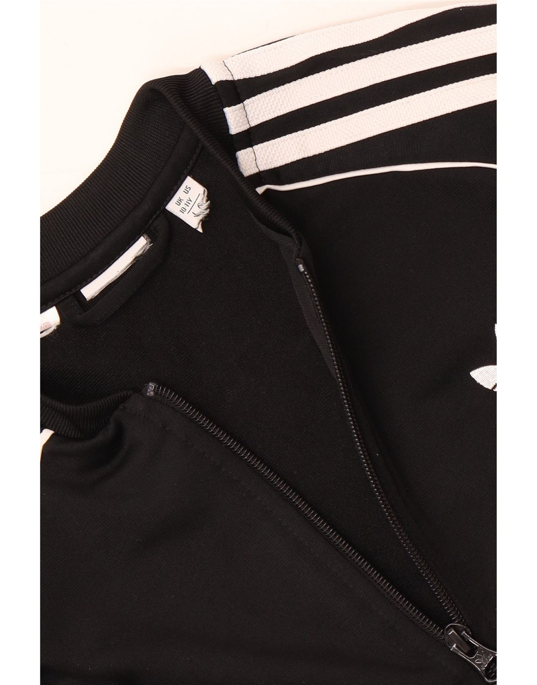 Κορίτσια αθλητική φόρμα Adidas Top Jacket 10-11 ετών Μαύρο