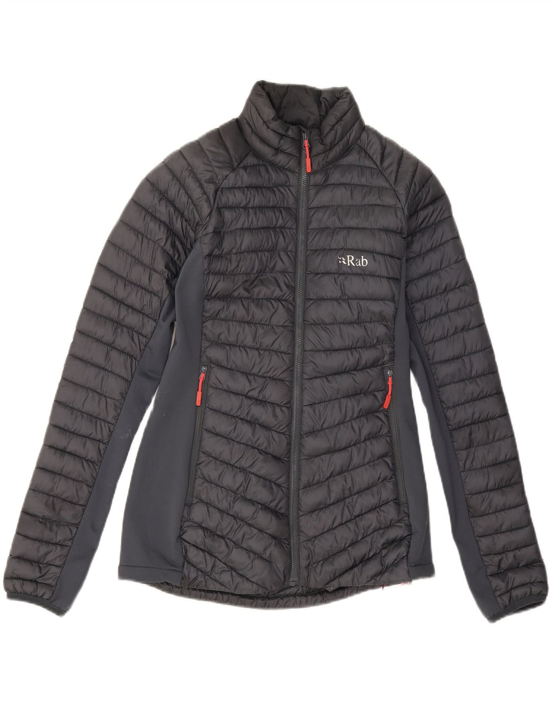 Rab Γυναικείο μπουφάν με επένδυση UK 10 Small Grey Polyamide