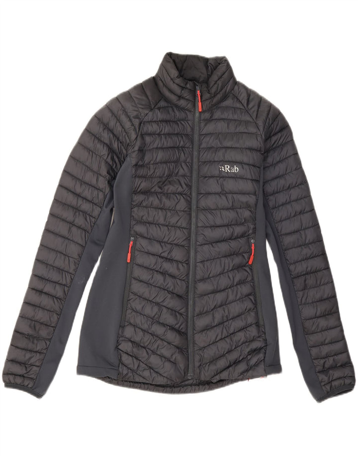 Rab Γυναικείο μπουφάν με επένδυση UK 10 Small Grey Polyamide