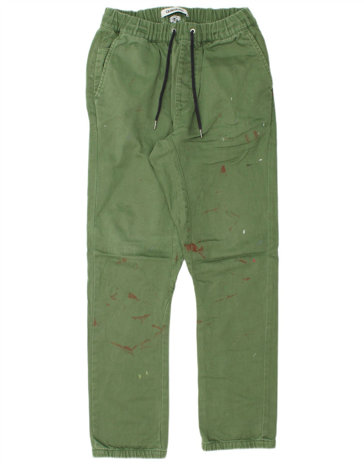 Ανδρικό ίσιο παντελόνι Chino Quiksilver Medium W30 L30 Green Polyester