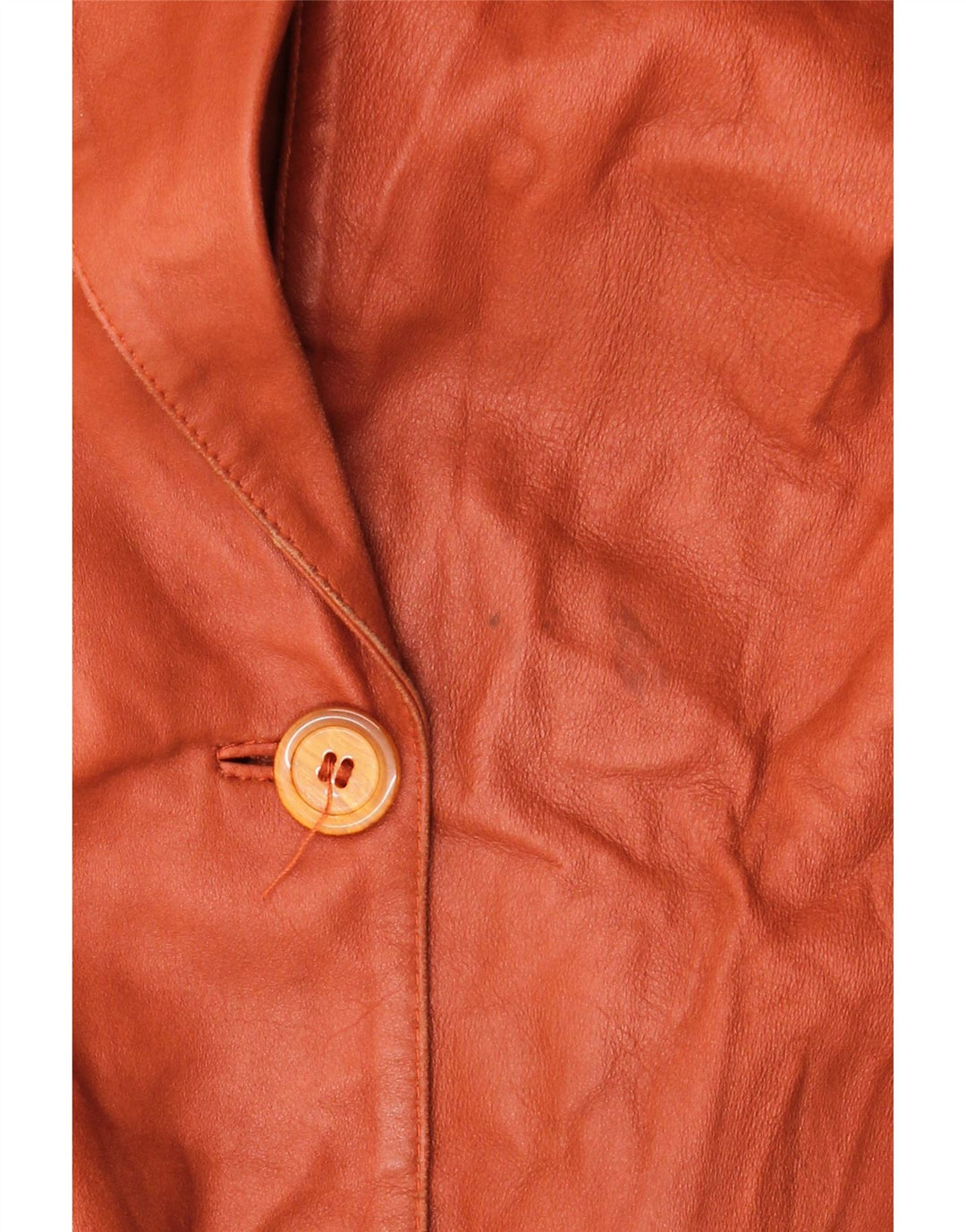 ELEGANCE PARIS Γυναικείο σακάκι σακάκι με 2 κουμπιά UK 20 2XL καφέ δέρμα