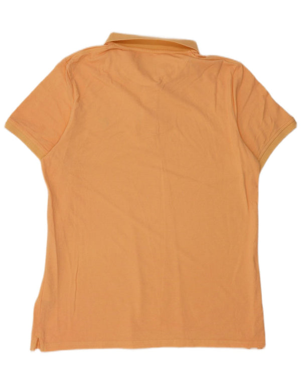 Lyle & Scott Ανδρικό κοντομάνικο πουκάμισο πόλο XL πορτοκαλί βαμβακερό