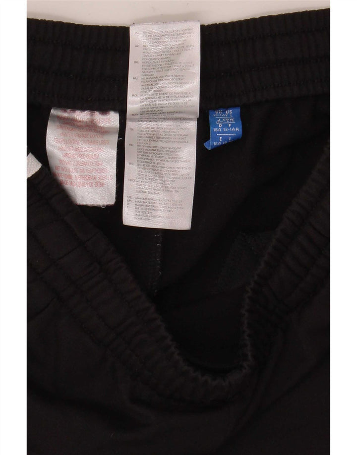 Adidas Boys Sport σορτς 13-14 ετών μαύρο πολυεστέρα