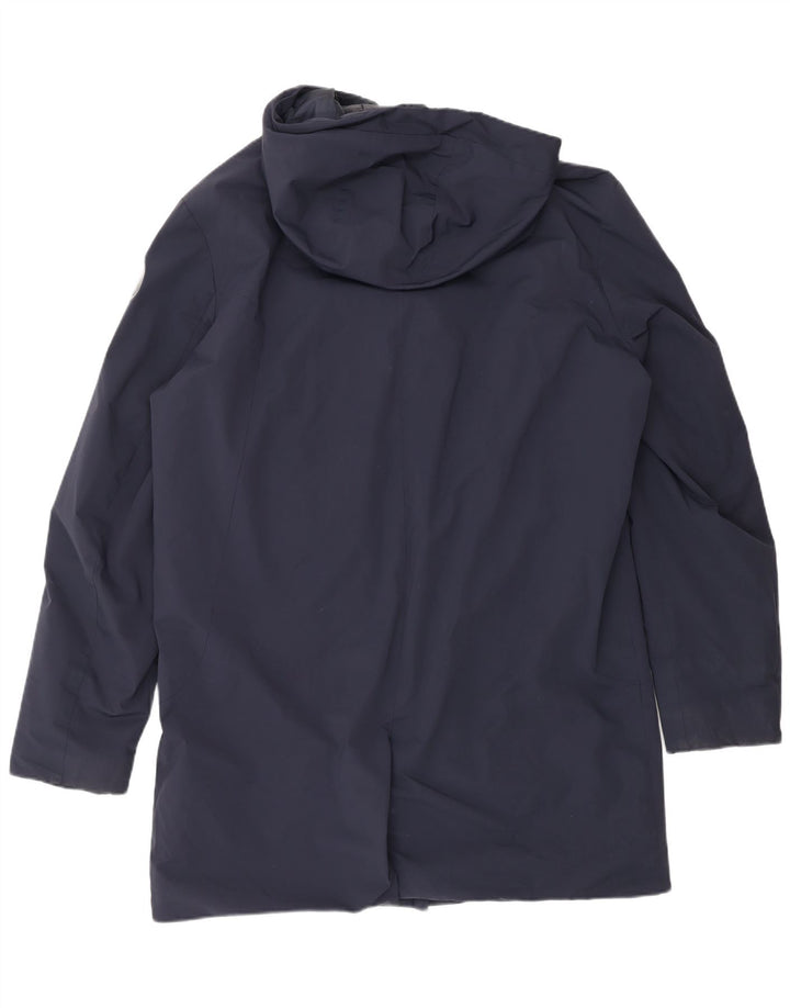 Μουσείο Ανδρικό μπουφάν Parka με κουκούλα IT 54 2XL Navy Blue Nylon