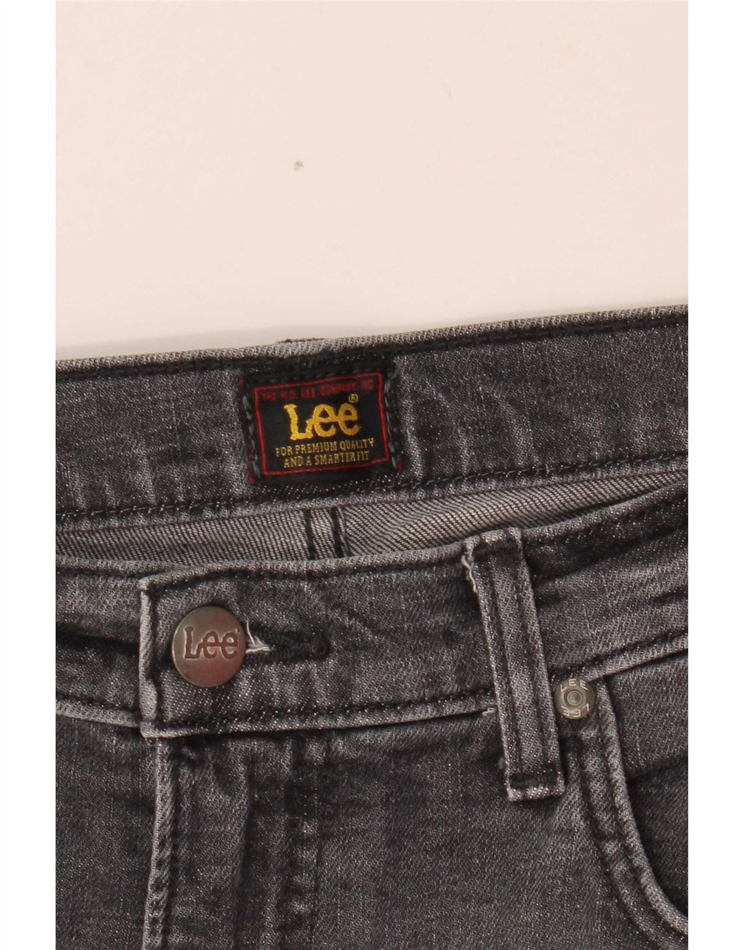 Lee Mens Rider Slim Jeans W29 L29 Γκρι βαμβακερό