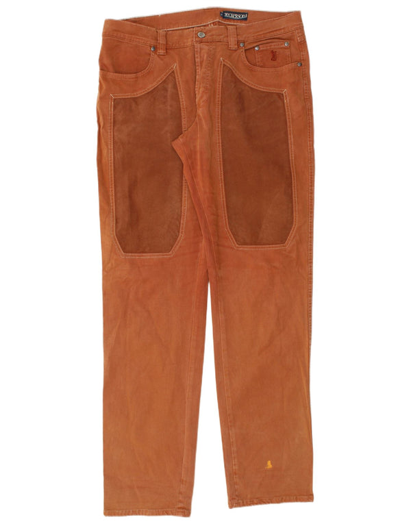 JECKERSON Ανδρικό ίσιο casual παντελόνι W40 L35 Καφέ βαμβακερό