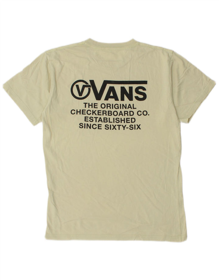Ανδρικό T-Shirt Vans Classic Fit Top Μικρό Κίτρινο