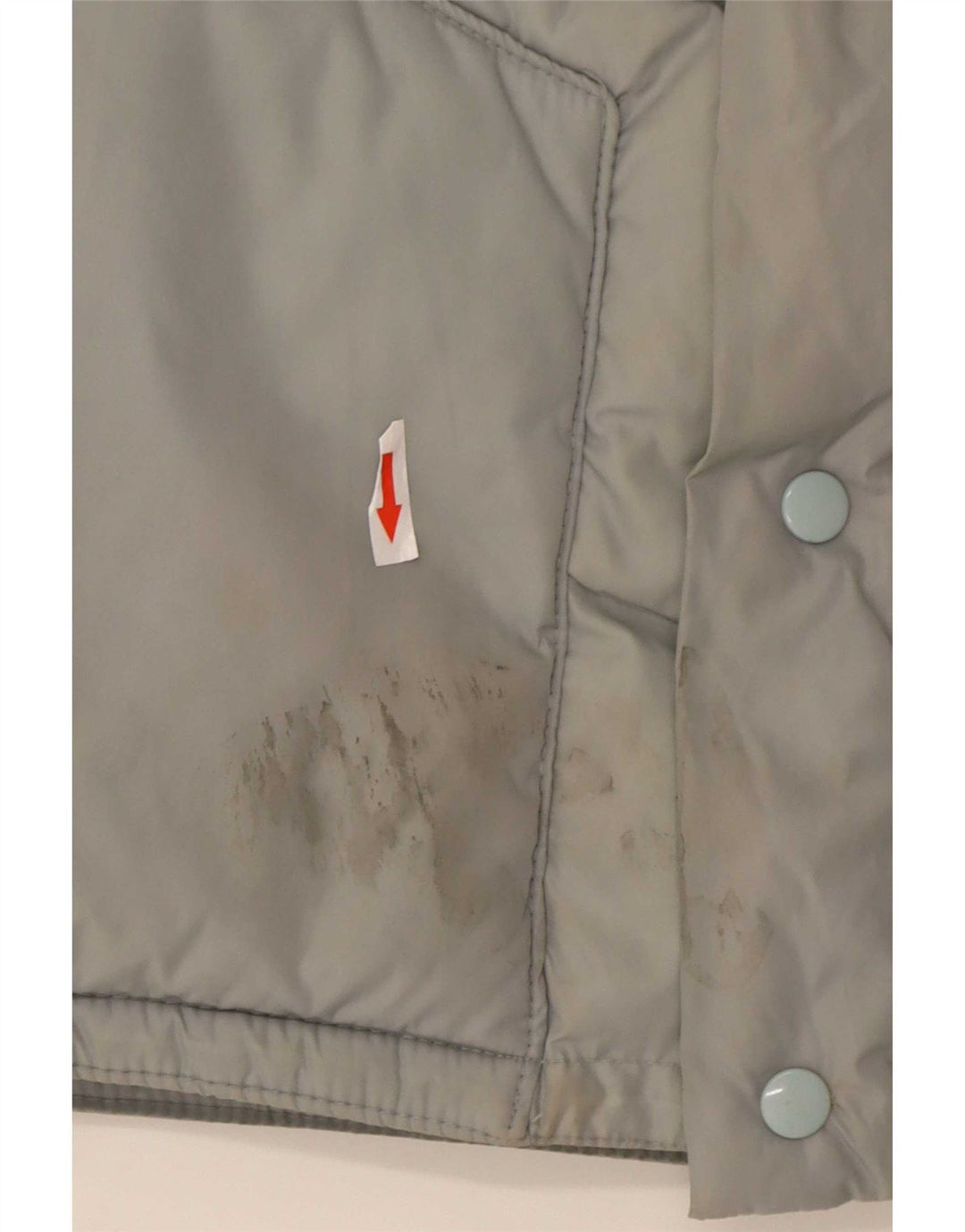 Ανδρικό μπουφάν Fiorucci με κουκούλα με επένδυση UK 38 Medium Grey Colorblock Nylon