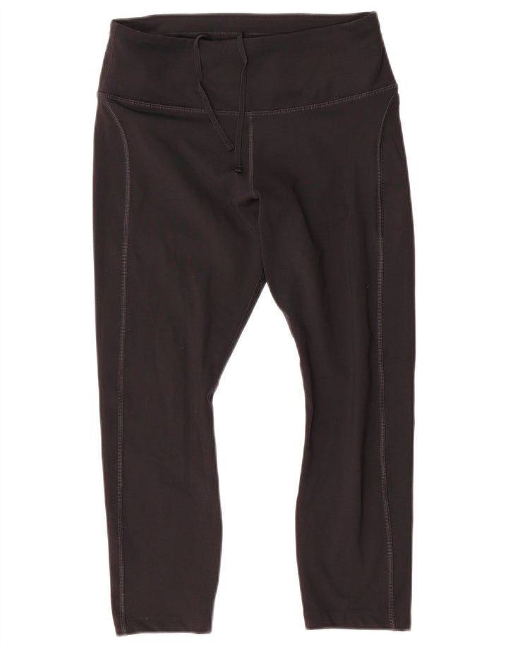 Γυναικεία κολάν Nike Dri Fit Capri UK 14 Μεσαίο μαύρο πολυεστέρα