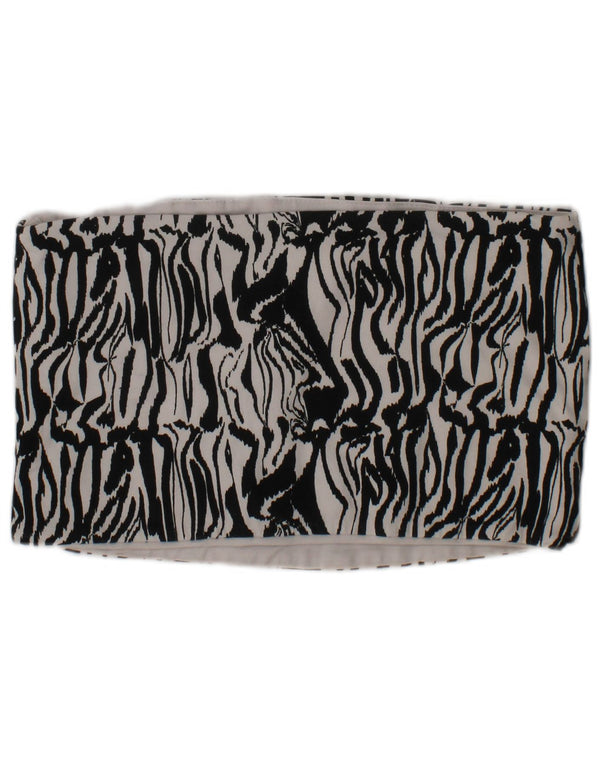 Γυναικείο αθλητικό σουτιέν στράπλες Fila Top Small White Animal Print Βαμβακερά Sports