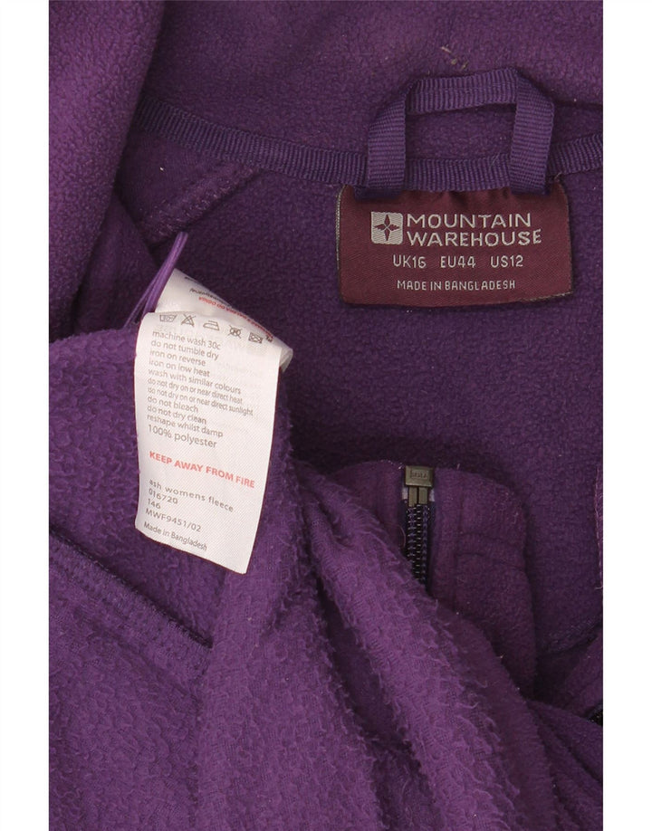 Mountain Warehouse Γυναικείο Fleece Jacket UK 16 Large Purple Polyester