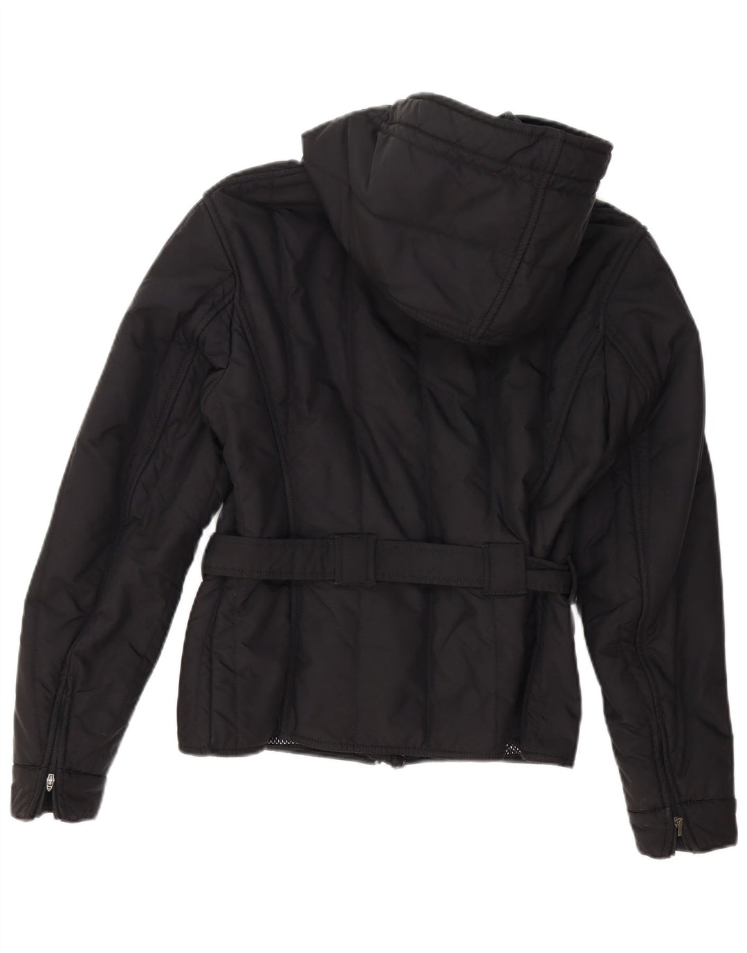 Refrigiwear Γυναικείο μπουφάν με κουκούλα IT 46 μεγάλο μαύρο πολυεστέρα