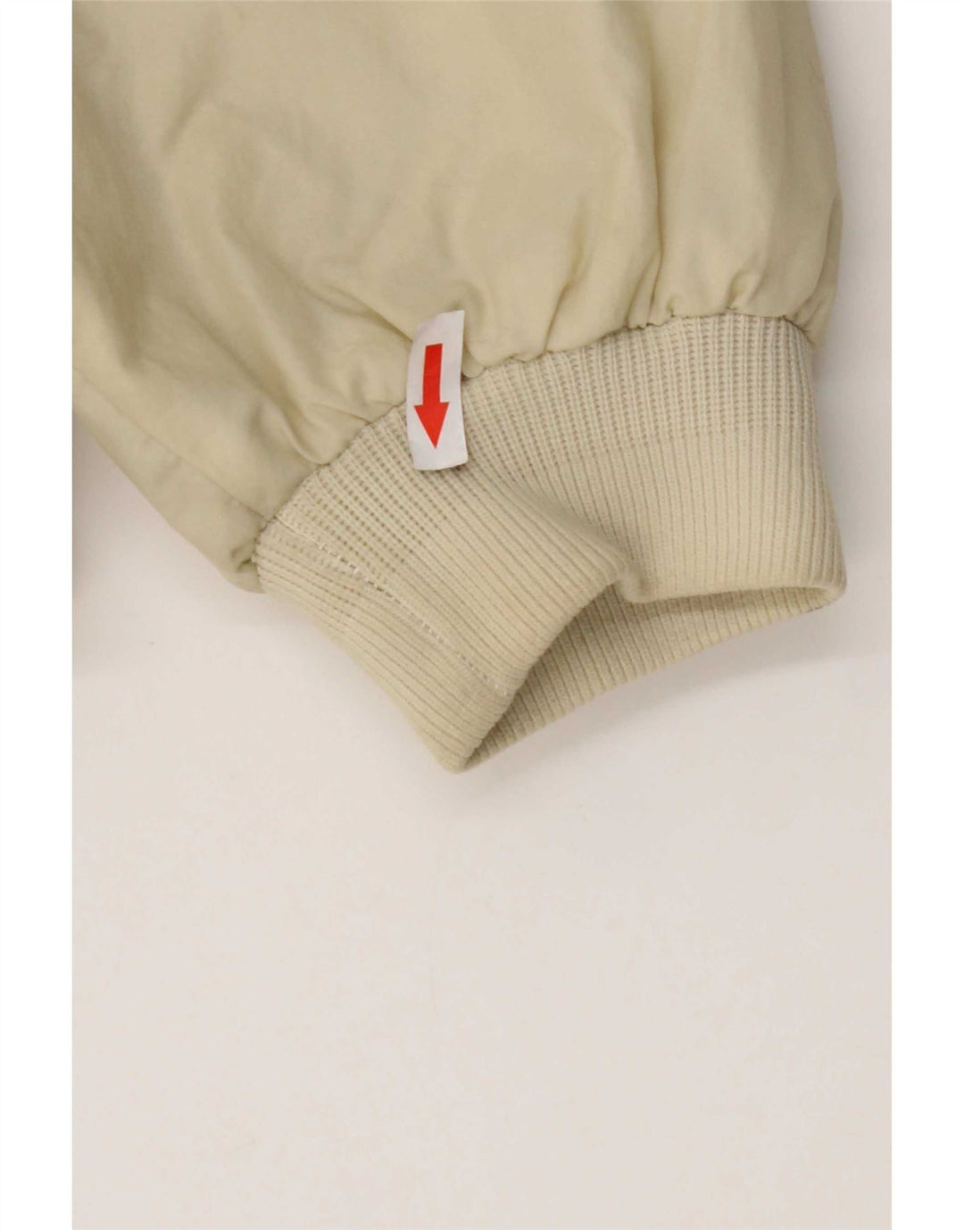 Slam Mens Hooded Bomber Jacket UK 44 2XL Off White Nylon