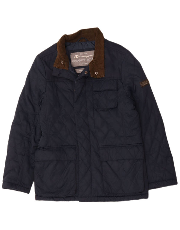 Ανδρικό καπιτονέ μπουφάν Champion UK 36 Small Navy Blue