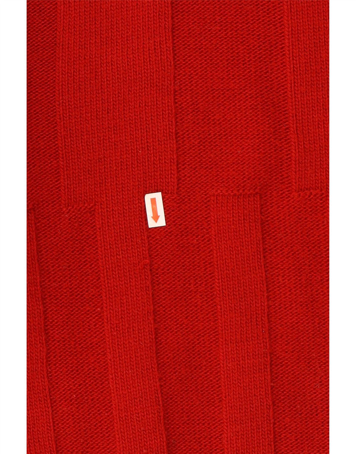 Ανδρικό πουλόβερ Lacoste Crew Neck Jumper Μέγεθος 4 Μεσαίο κόκκινο μαλλί