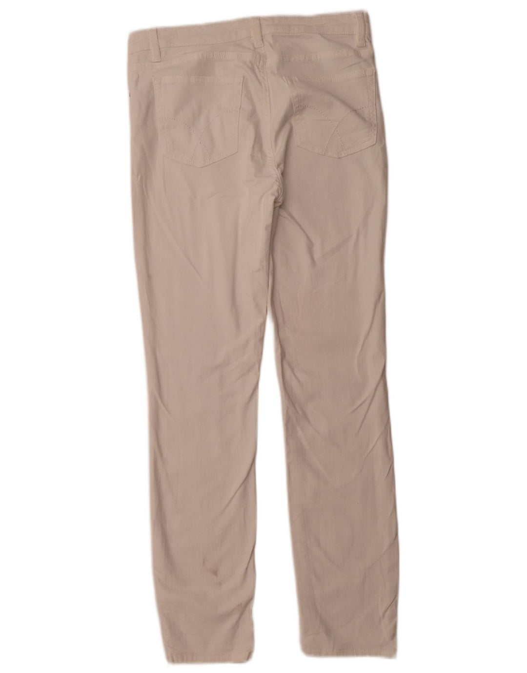 CREW CLOTHING Γυναικείο Slim Casual Παντελόνι UK 12 Medium W30 L29 Λευκό