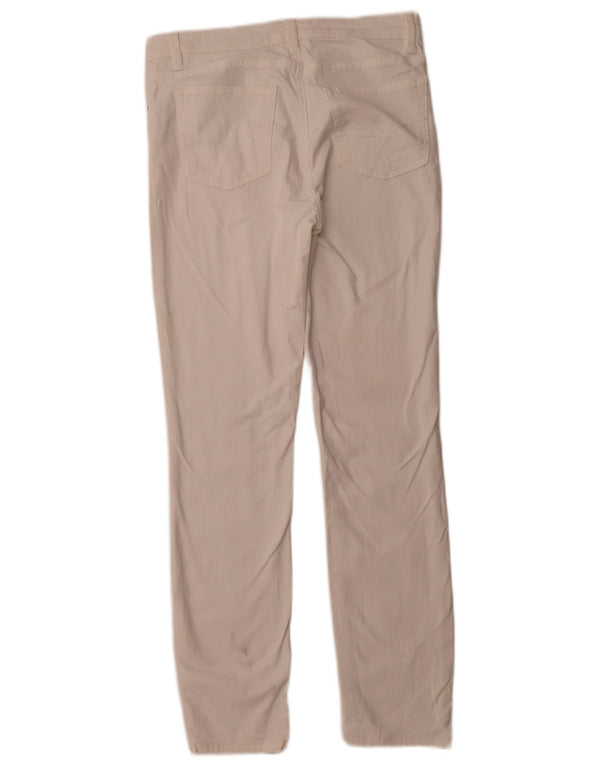 CREW CLOTHING Γυναικείο Slim Casual Παντελόνι UK 12 Medium W30 L29 Λευκό