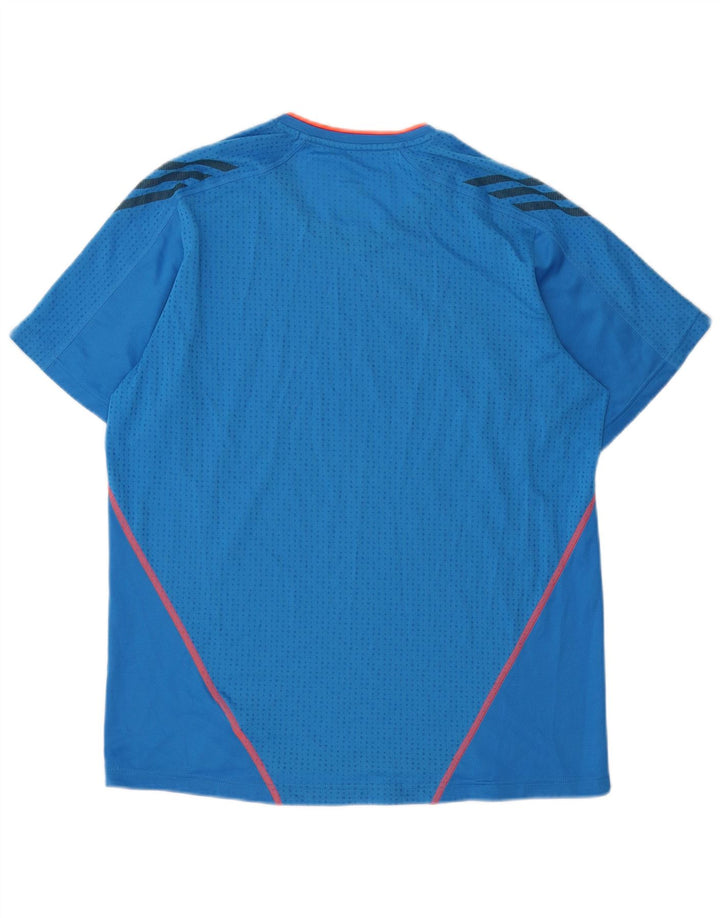 Ανδρικό T-Shirt Climalite ADIDAS Top Large Blue Polyester