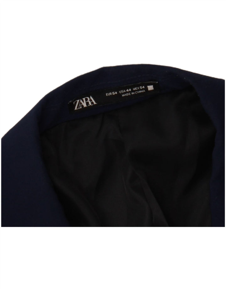 ZARA Ανδρικό σακάκι μπλέιζερ με 2 κουμπιά EU 54 XL Navy Blue