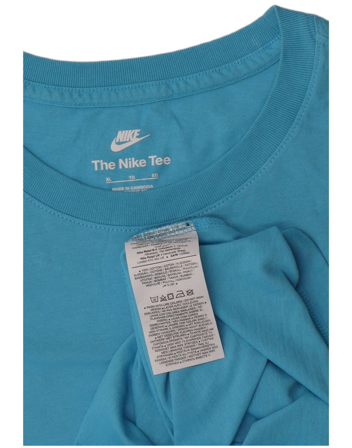Ανδρικό T-Shirt Nike XL Μπλε βαμβακερό