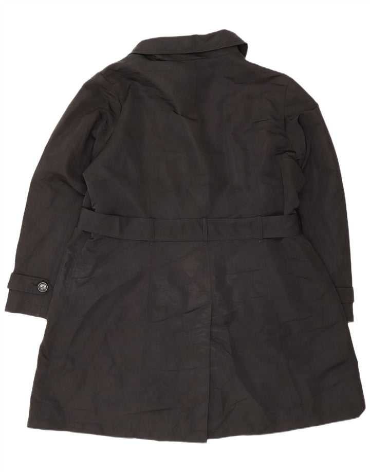 Marks & Spencer Γυναικεία καμπαρντίνα UK 22 3XL Μαύρος Πολυεστέρας