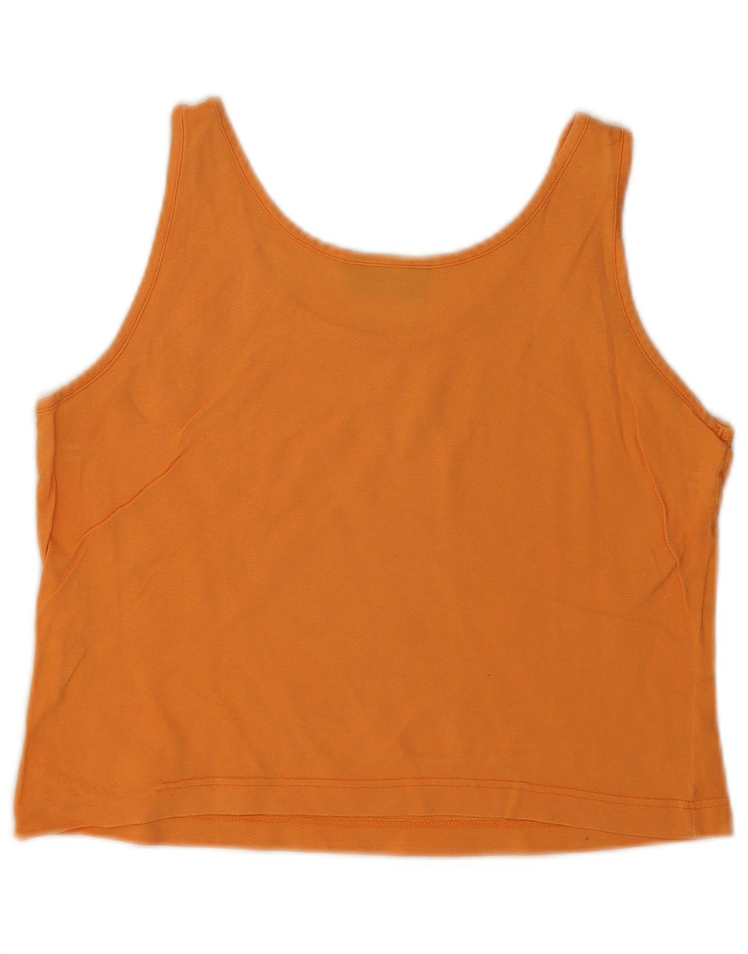 SERGIO TACCHINI Womens Crop Vest Top UK 14 Large Orange