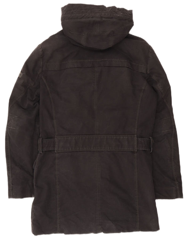 Ανδρικό παλτό με κουκούλα PEUTEREY EU 52 Large Μαύρο