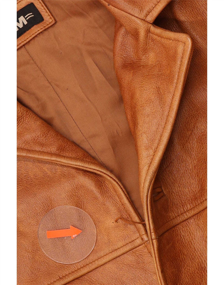 Vintage Ανδρικό Δερμάτινο Μπουφάν EU 48 Medium Brown Classic