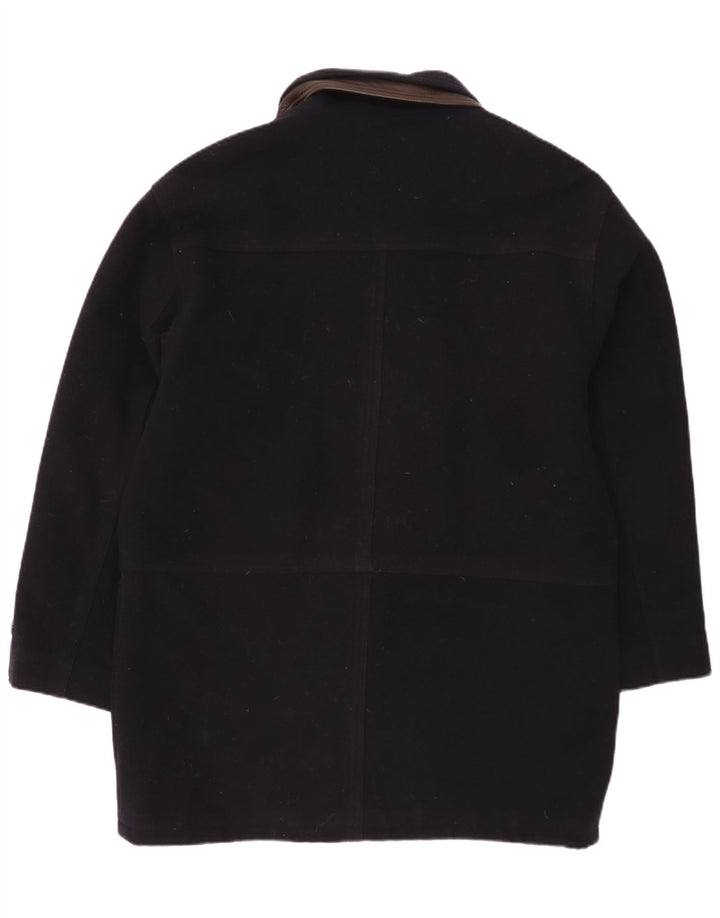 Ανδρικό πανωφόρι Douglas IT 50 Large Navy Blue Wool