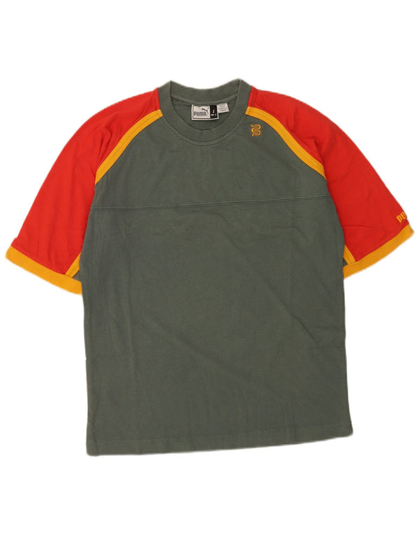 Γραφικό T-Shirt Puma Mens Puma University Puma, με μεγάλο πράσινο χρώμα