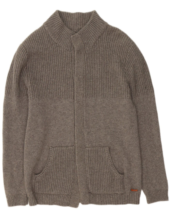 Ανδρικό πουλόβερ Guess Cardigan XL Γκρι μαλλί