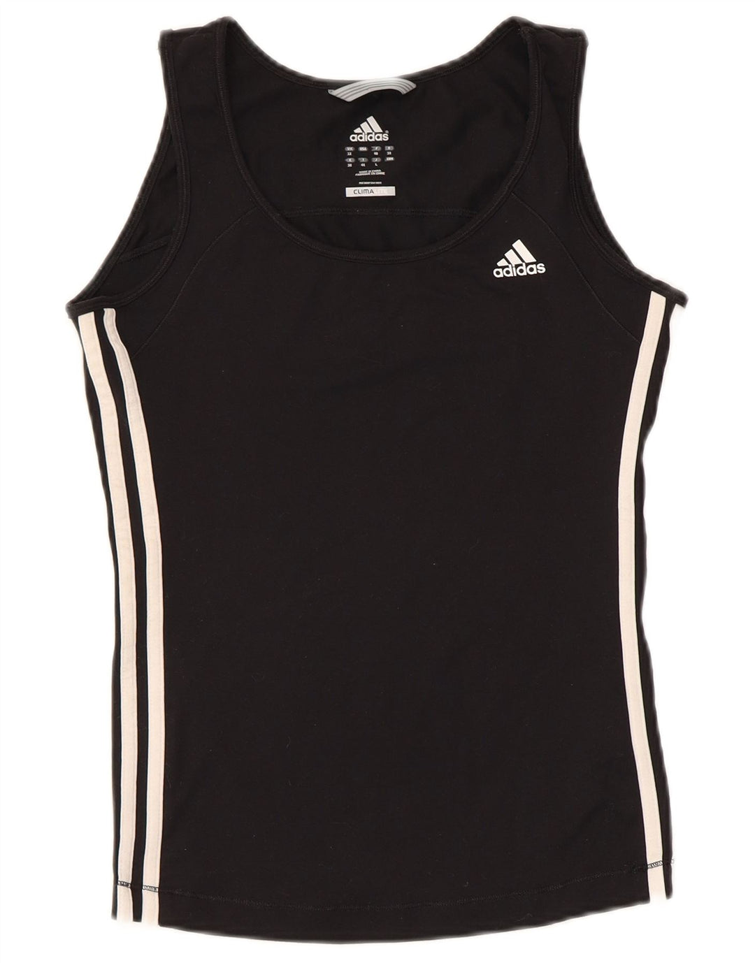 ADIDAS Γυναικείο γιλέκο Climalite Top UK 12 Medium Black Polyamide