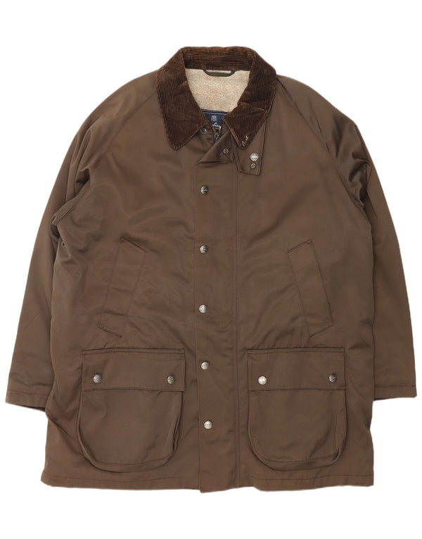 Corneliani Ανδρικό σακάκι Sherpa Utility IT 56 3XL Καφέ Βαμβακερό