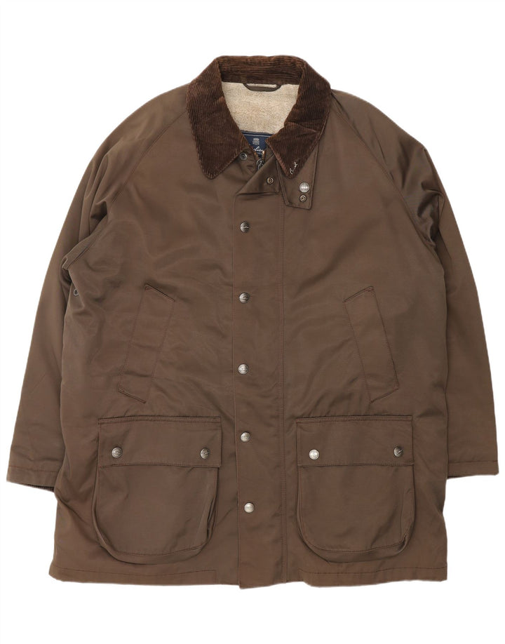 Corneliani Ανδρικό σακάκι Sherpa Utility IT 56 3XL Καφέ Βαμβακερό