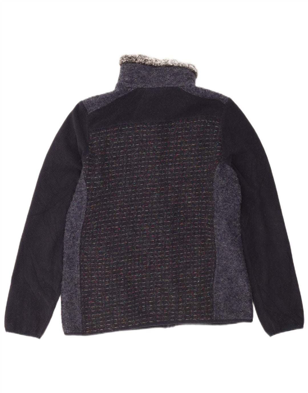 CMP Γυναικείο Fleece Jacket UK 18 XL Navy Blue Colorblock Πολυεστέρας