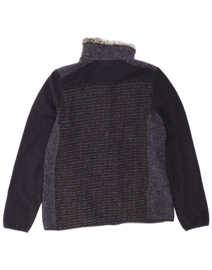 CMP Γυναικείο Fleece Jacket UK 18 XL Navy Blue Colorblock Πολυεστέρας