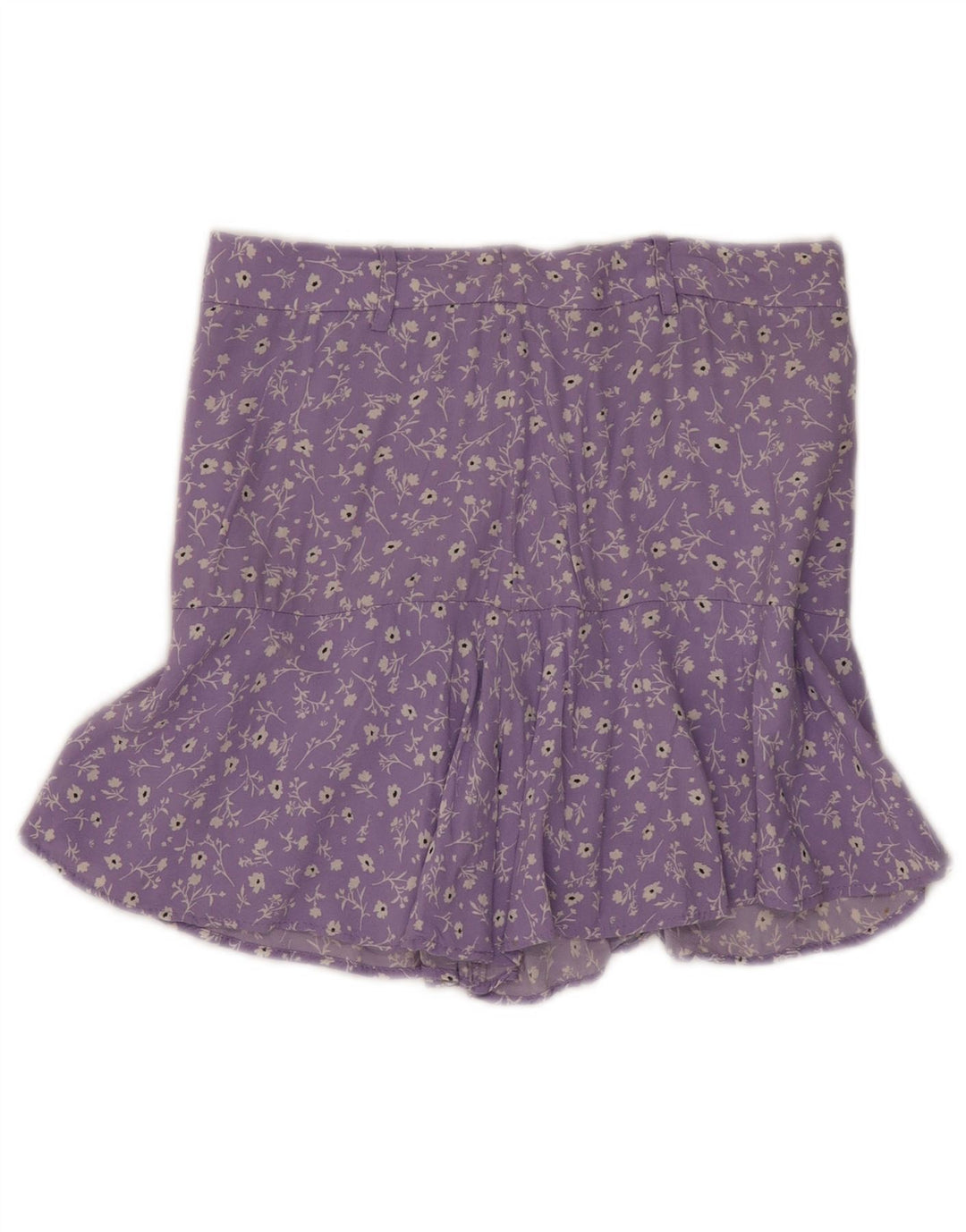 Zara Γυναικεία Μίνι Φούστα Μεσαία W28 Μωβ Floral Viscose