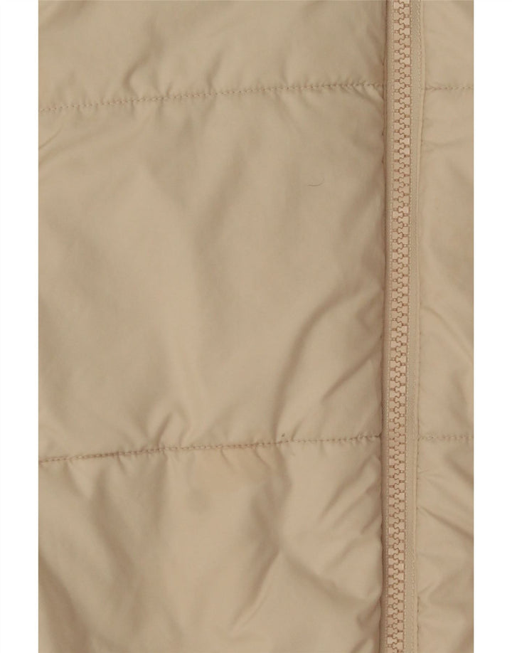 Adidas Γυναικείο μπουφάν με κουκούλα UK 14 Medium Off White Πολυεστέρας