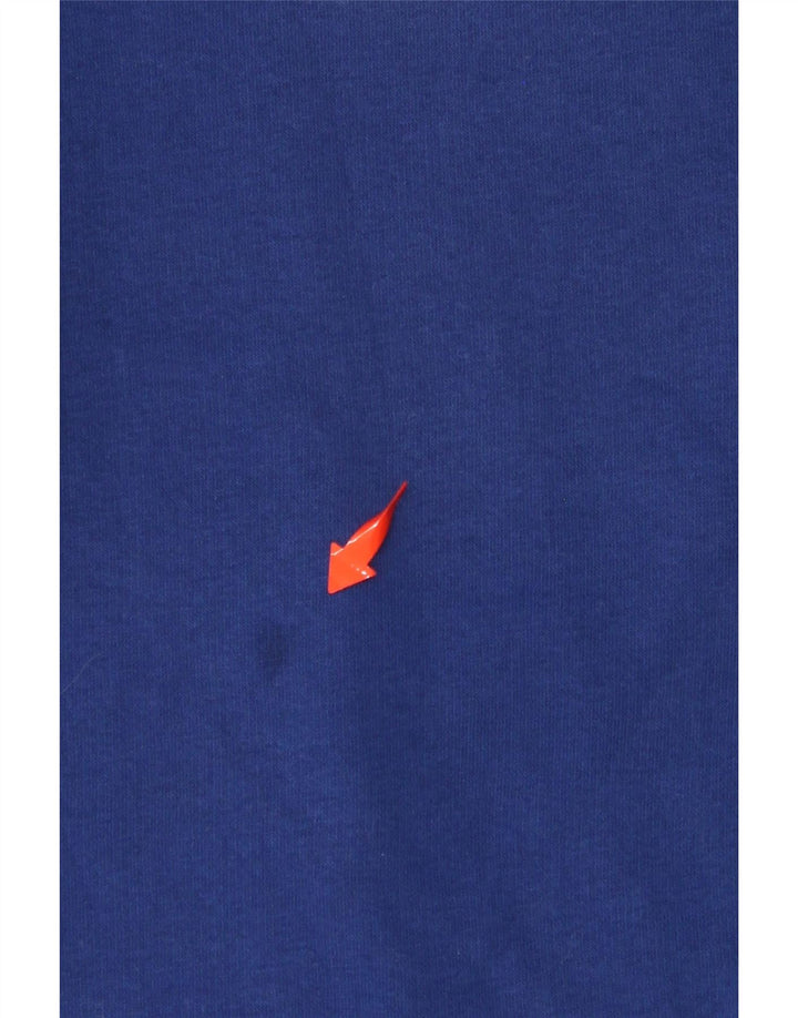 CHAMPION Ανδρικό γραφικό φούτερ Jumper Μικρό Μπλε Βαμβακερό